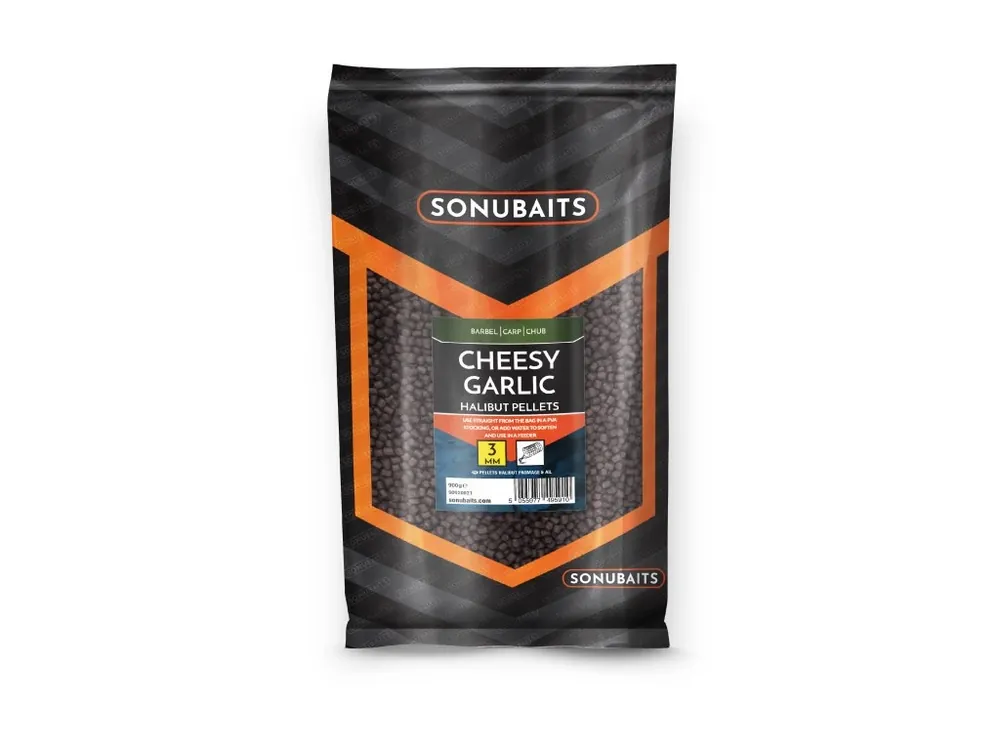 Akční Cena Sonubaits Cheesy Garlic Halibut Pellets 3mm 900g