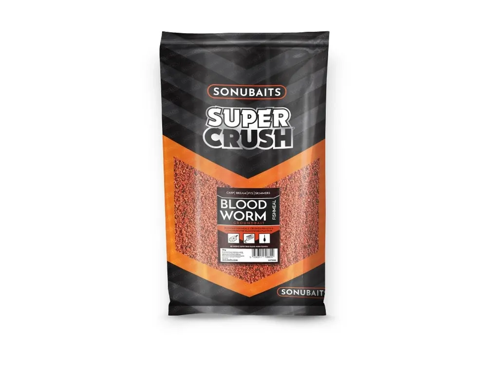 Akční Nabídka Sonubaits Supercrush Groundbait Bloodworm