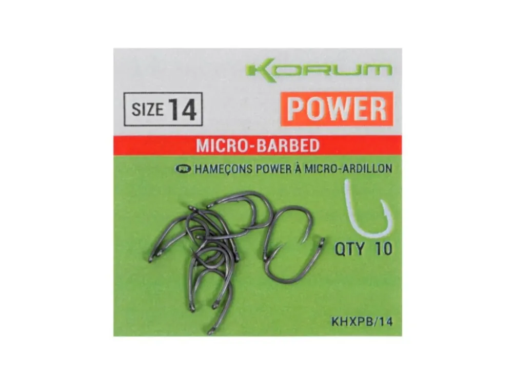 Speciální Cena Korum Háčky Xpert Power Barbed 10ks