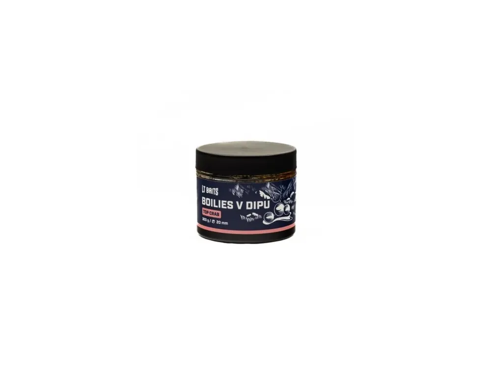 Přímo Od Výrobce LT Baits Boiles v Dipu Top Crab 300 g