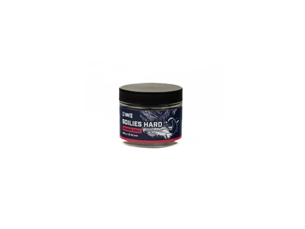LT Baits Tvrzené Boilies Sausage Krill 200 g Vysoce Kvalitní
