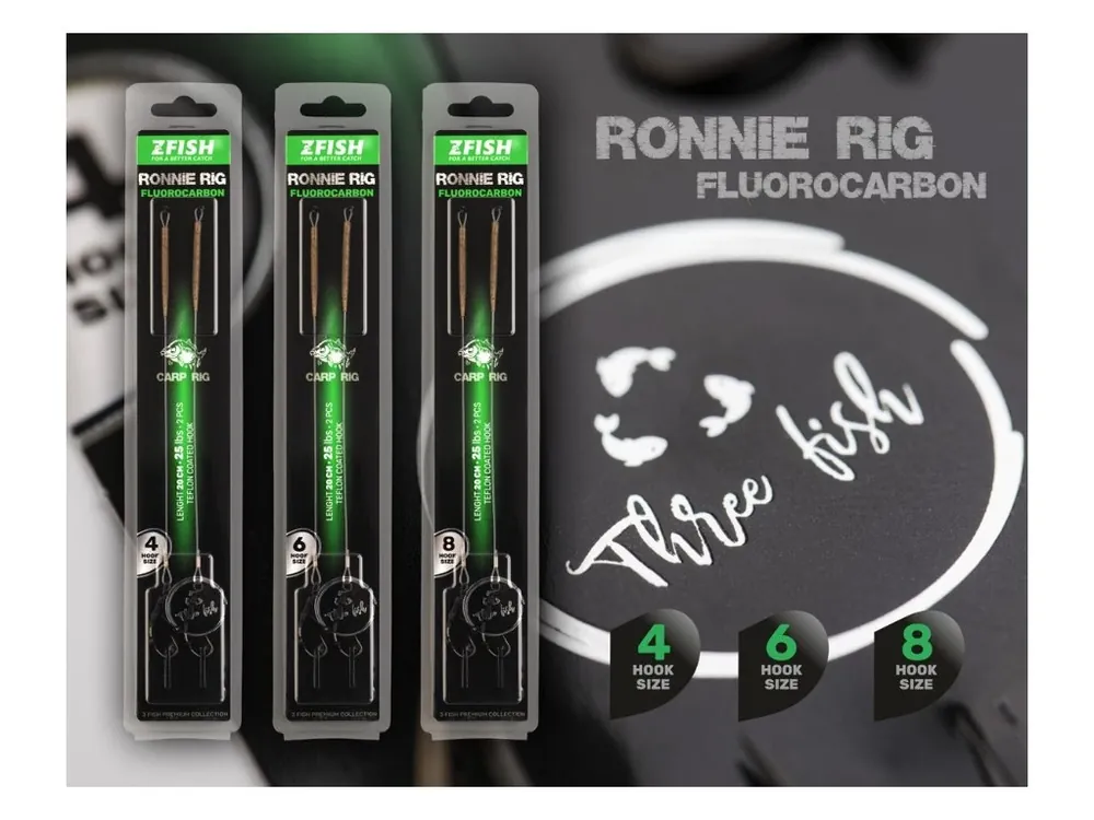 ZFISH Návazec Fluorocarbon Ronnie Rig Objednat Nyní
