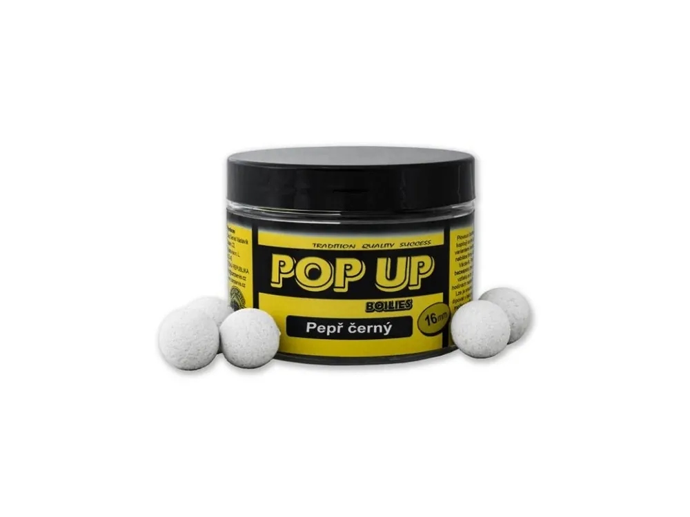 Jen Po Omezenou Doba CS Václavík Plovoucí Boilies Pop Up - Pepř Černý