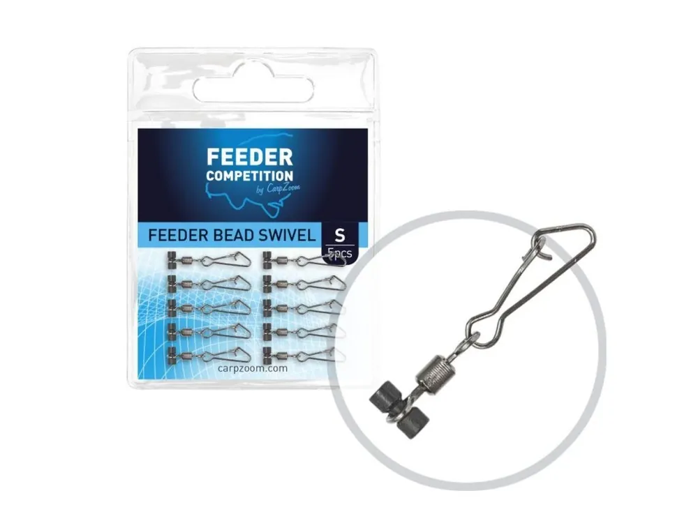 Finální Výprodej Carp Zoom Karabina s Obratlíkem a Průjezdem Bead Swivel