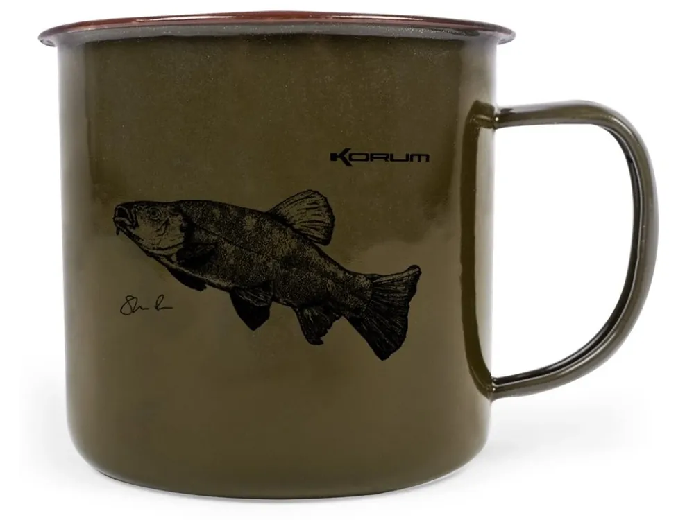 Korum Hrnek Classic Enamel Mug Tench 330 ml Lín Cenově Výhodný