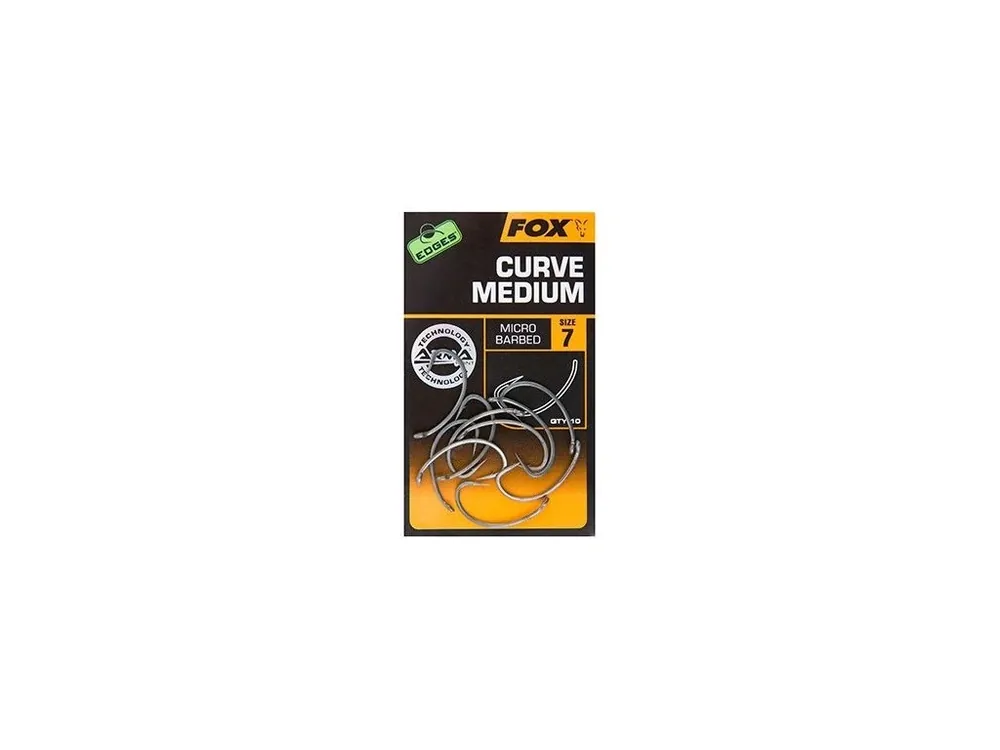 Fox Háčky Edges Curve Shank Medium Cenový Hit