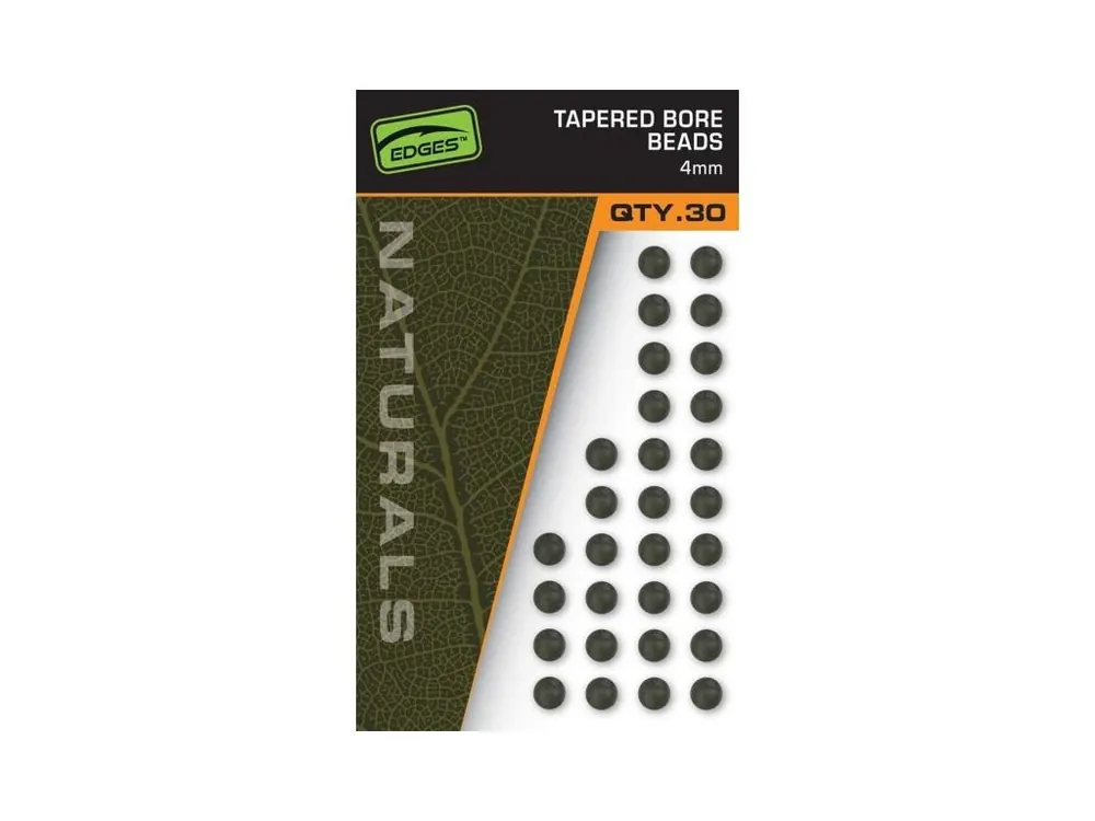 Fox Nárazové Kuličky Naturals Tapered Bore Beads 30 ks Dokud Zásoby Vydrží