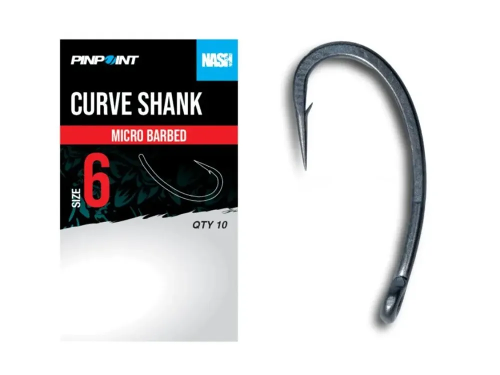 Nash Háčky Curve Shank Micro Barbed 10 ks Ověřený
