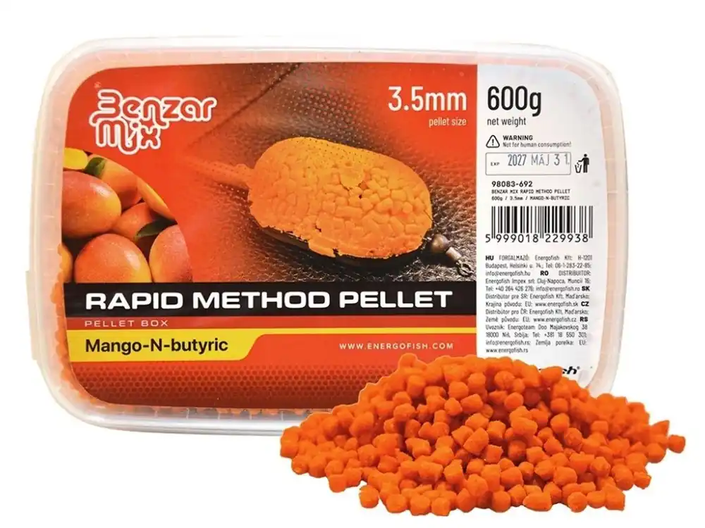 Benzar Mix Pelety Rapid Method Pellet 3,5 mm 600 g Oblíbený