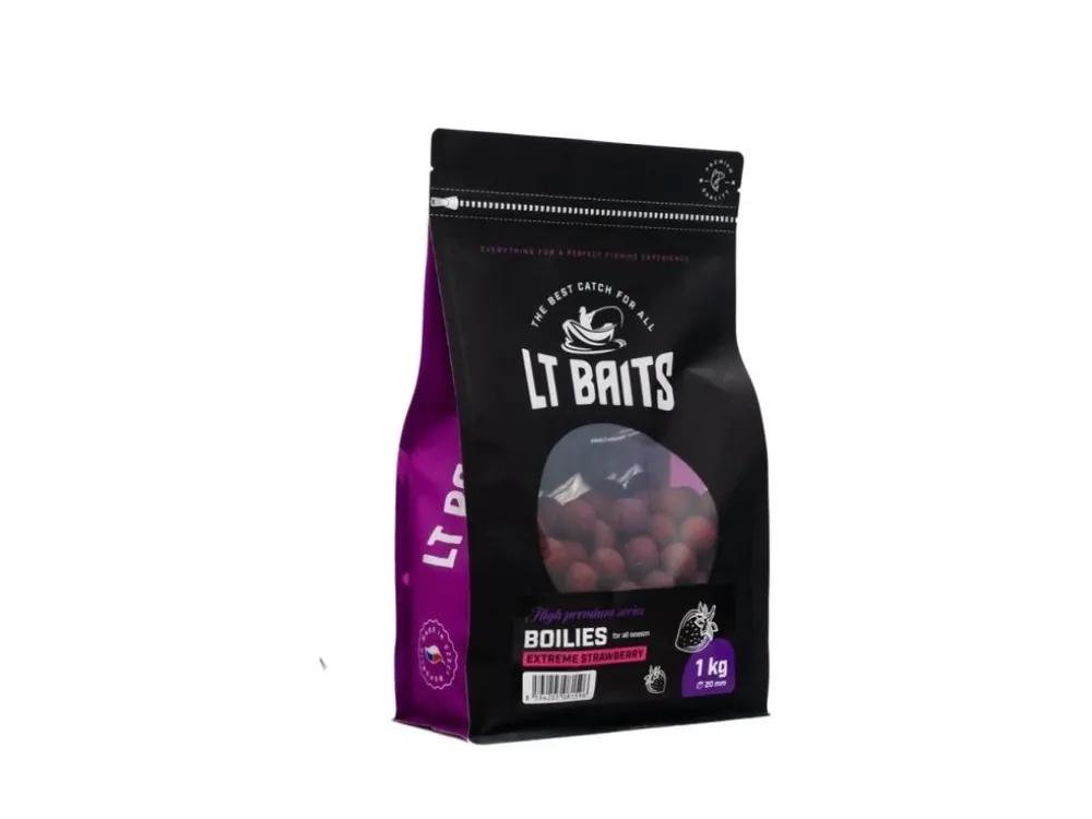 LT Baits EXTREME STRAWBERRY BOILIES 1KG Super Cena