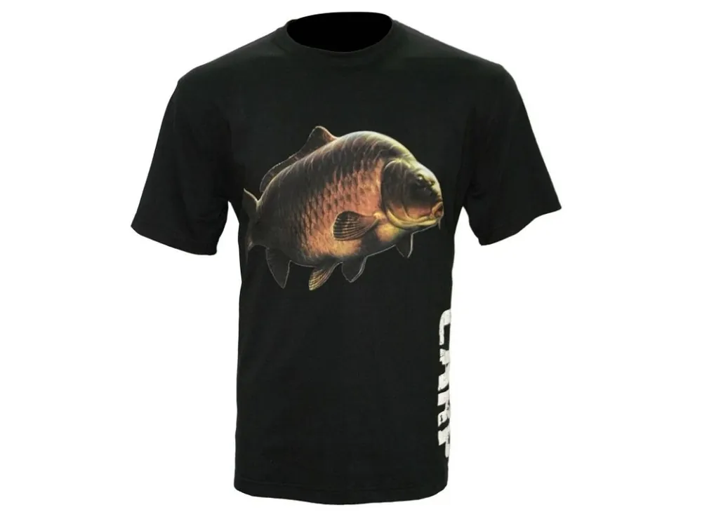 Zfish Tričko Carp T-Shirt Black Cenově Výhodný