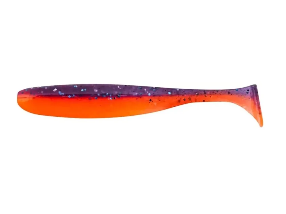 Autentický Keitech Gumová Nástraha Easy Shiner 4‘‘ 10cm Violet Fire PAL09T (7ks)