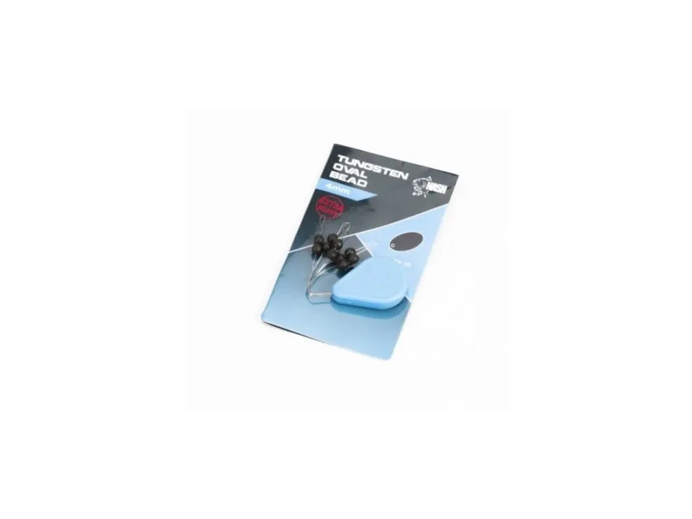 Expresní Doručení Nash Korálky Tungsten Oval Bead 10 ks