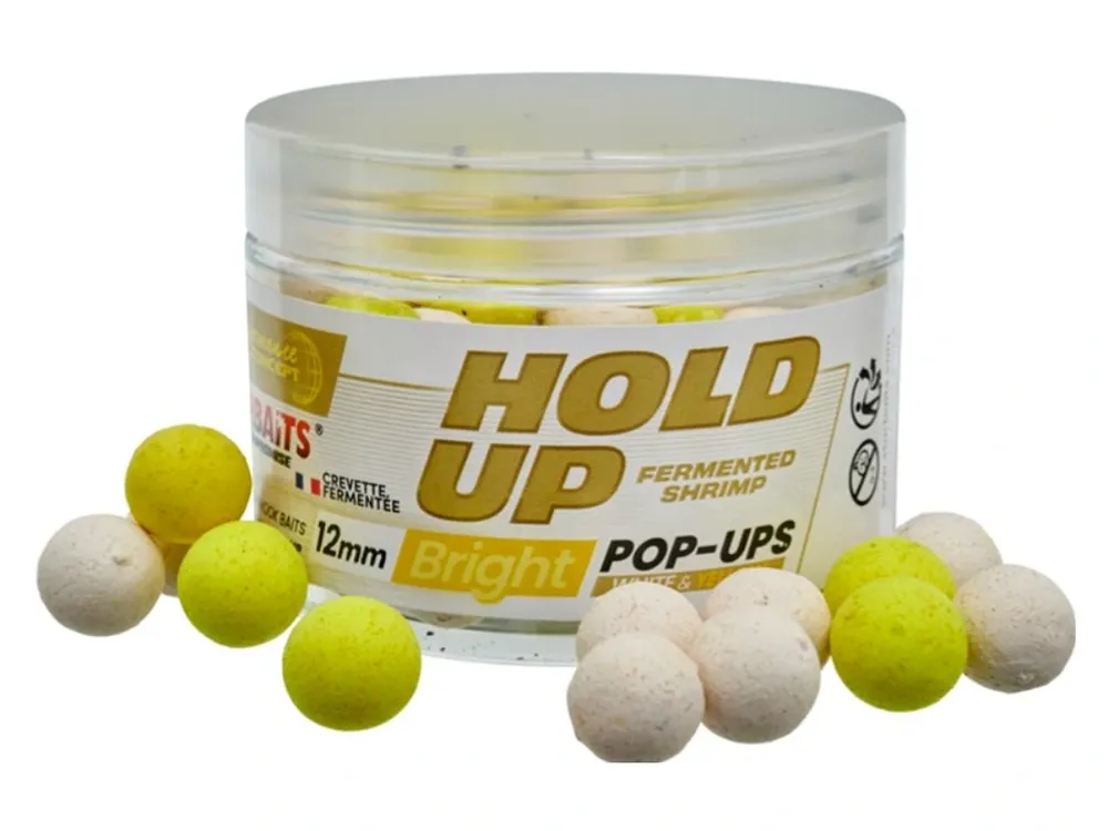 Starbaits Plovoucí Boilies Pop Up Bright Hold Up Fermented Shrimp 50 g Tovární Cena