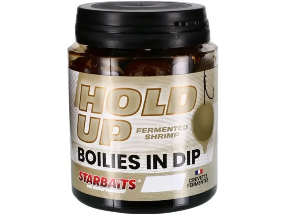Starbaits Boilies V Dipu Hold Up Fermented Shrimp 150g 24mm Speciální Cena