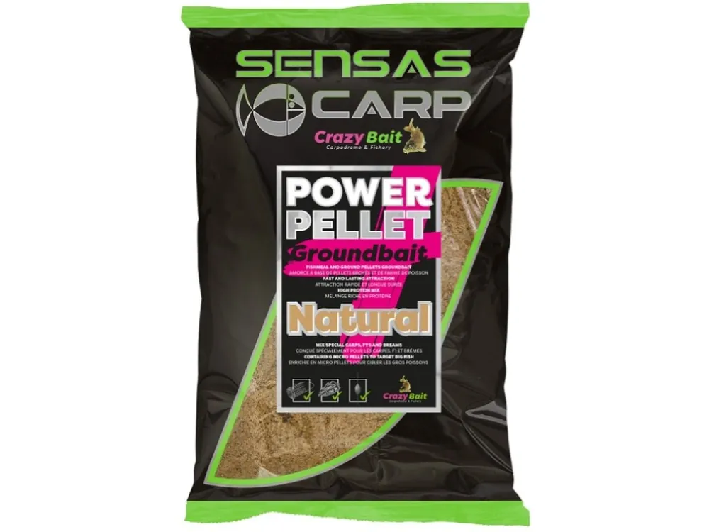 Poslední Šance Sensas Krmítková Směs UK Big Bag Power Pellet Plus Natural 2 kg