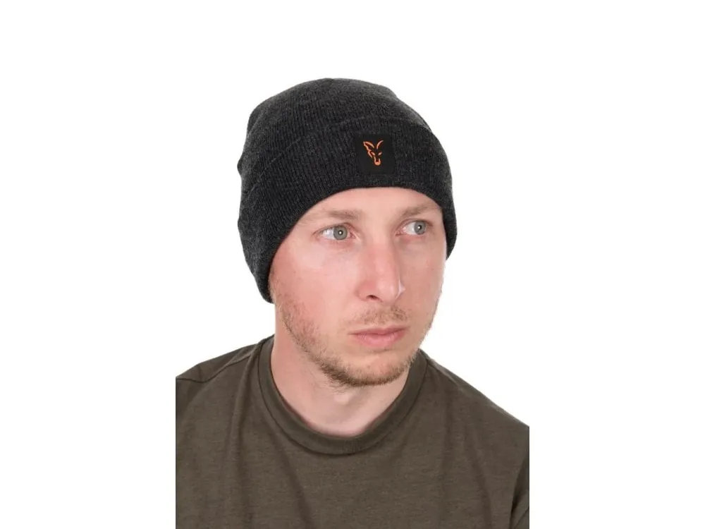 Vysoce Kvalitní Fox Čepice Collection Beanie Black Orange