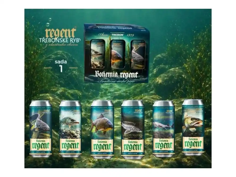 Super Cena Bohemia Regent Pivo Světlý Ležák Dárkové Balení - 6 ks
