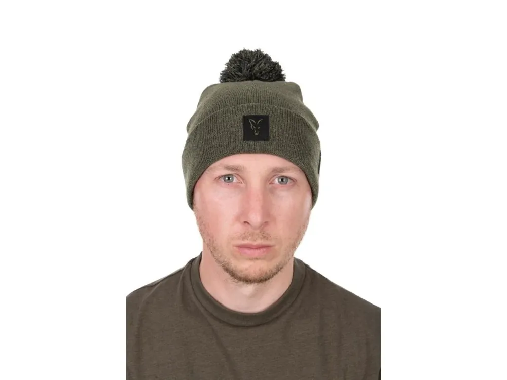 Akční Nabídka Fox Čepice Collection Bobble Hat Green Black