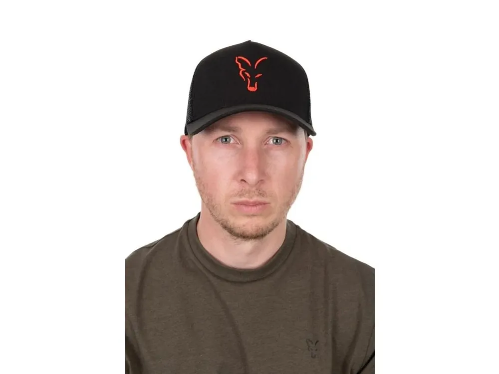 Zlevněný Fox Kšiltovka Collection Trucker Cap Black Orange