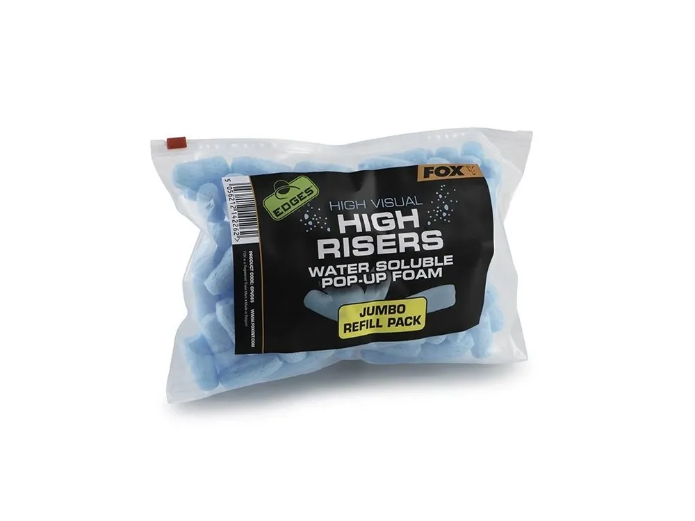 Fox Rozpustné Pěnové Nuggety High Visual High Risers Jumbo - Refill Pack Výhodná Nabídka