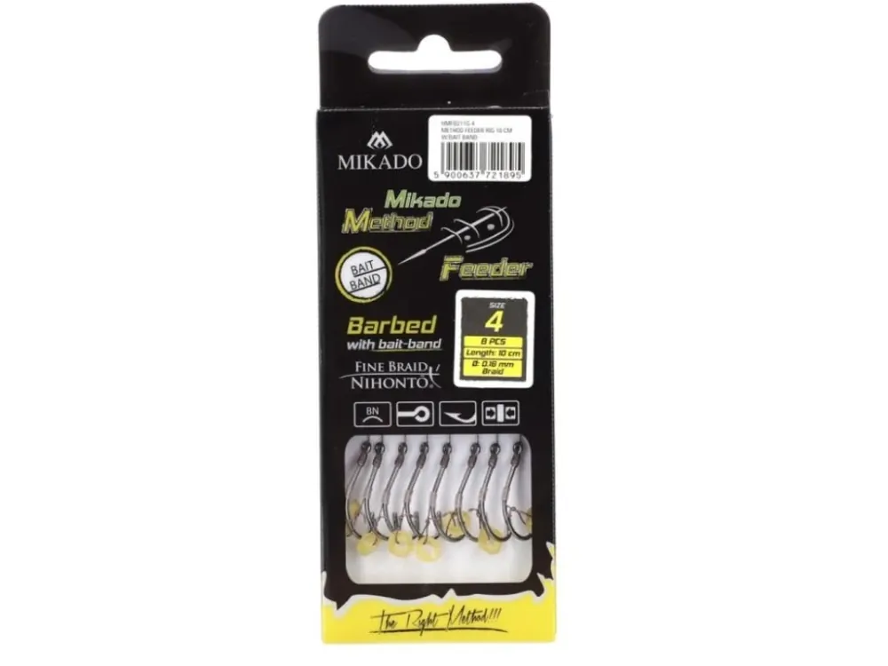 Odeslání Ihned Mikado Návazec Method Feeder Push Stop s Protihrotem Braid 8 ks