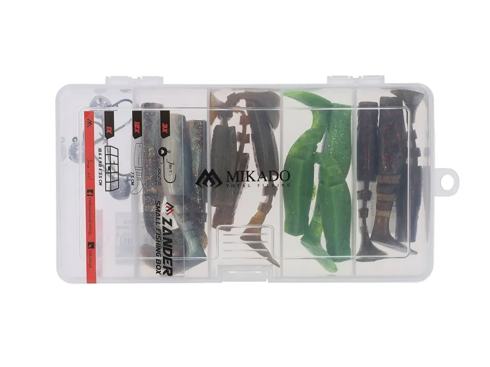 Mikado Sada Candát Small Set Zander Soft Lure Kit Levný