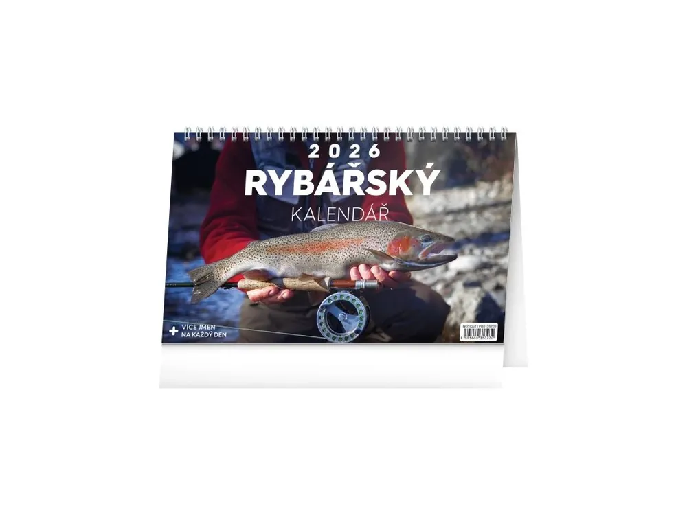 Originální Stolní Rybářský Kalendář 2026