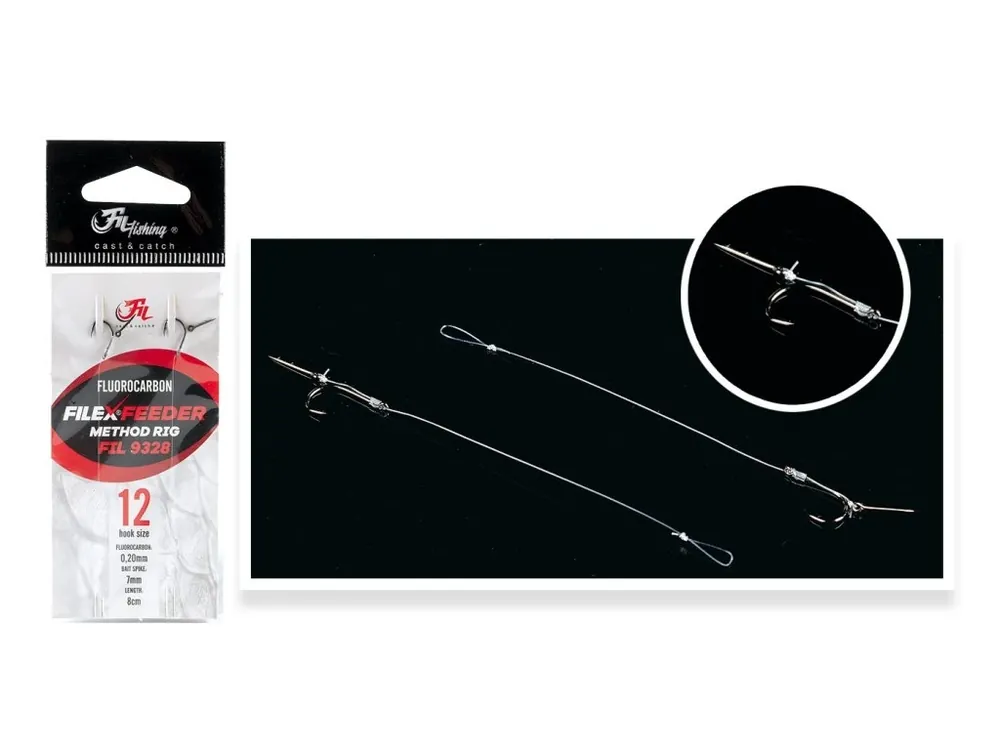 Finální Výprodej Filfishing Návazec Method Feeder Fluorocarbon Rig