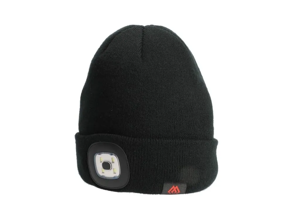 Nejlepší Volba Mikado Zimní Čepice LED Beanie Černá