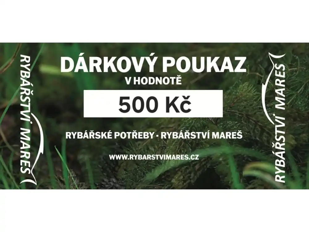 Nejprodávanější Dárkový Poukaz pro Rybáře