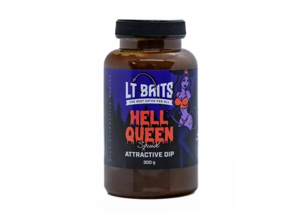 LT Baits Dip Hell Queen - SQUID 300g Vrácení Zdarma