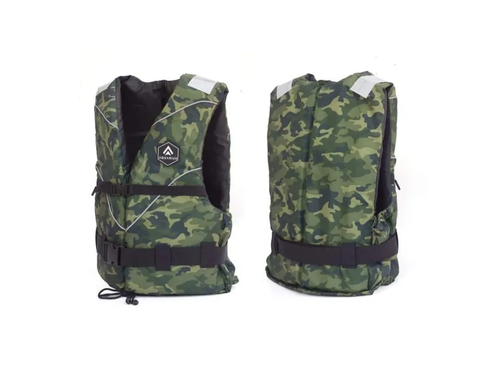 Must-Have Aquarius Plovací Vesta Standard Camo Military XXL