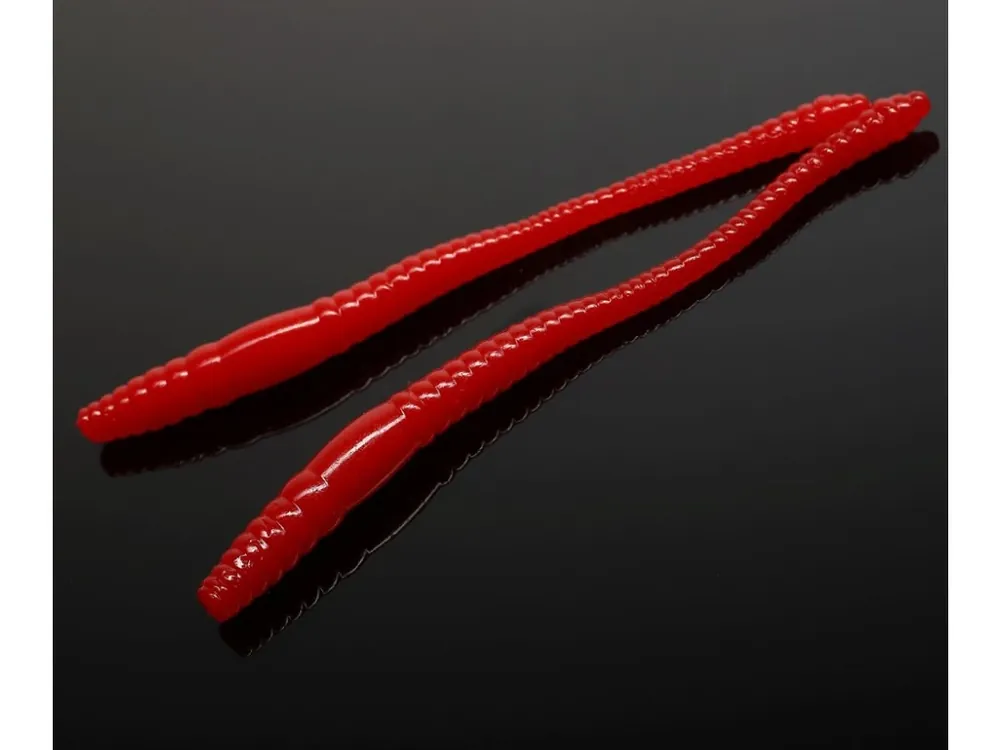 Libra Lures Gumová Nástraha Dying Worm 70 mm - Red 021 - Krill Levný
