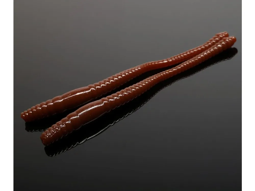 Nejlepší Cena Libra Lures Gumová Nástraha Dying Worm 70 mm - Brown 038 - Sýr
