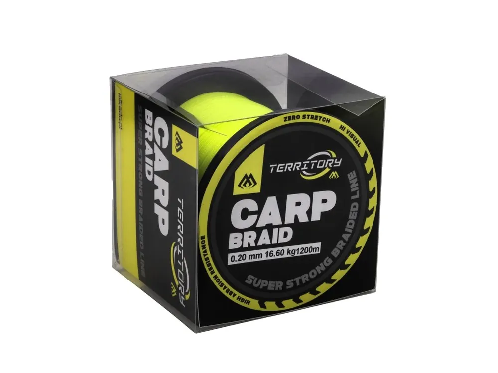 Mikado Splétaná Šňůra Territory Carp Braid 1200 m Novinka