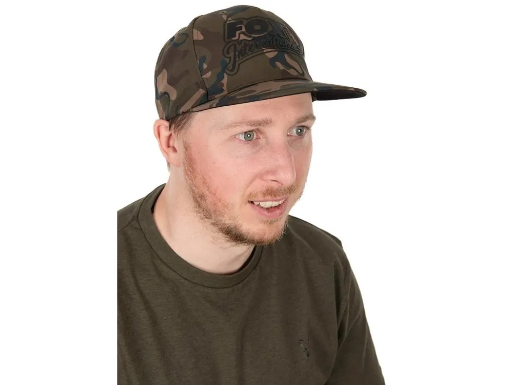 Fox Kšiltovka Camo Flat Peak Snapback Hat Hit Sezóny