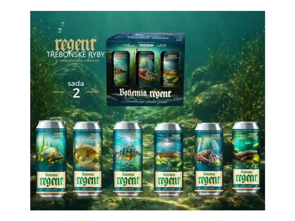 Bohemia Regent Pivo Sběratelská edice Ryby našich vod II. 6 Ks Tovární Cena