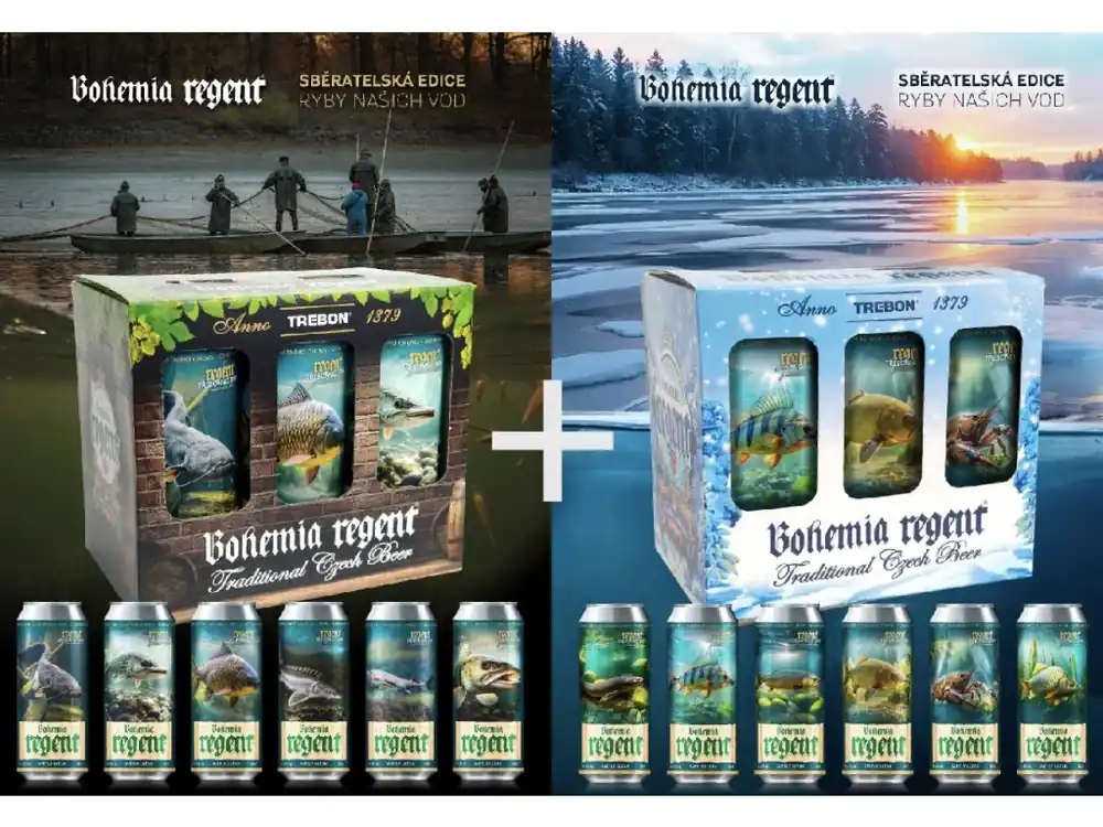 Finální Výprodej Bohemia Regent Pivo 1+1 Kompletní Edice "Vodní říše" 12 Ks