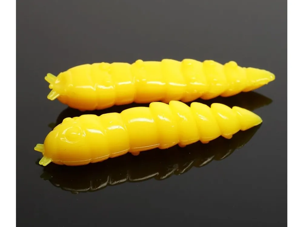 Libra Lures Gumová Nástraha Kukolka 42 mm - Yellow 007 - Sýr Top Prodej