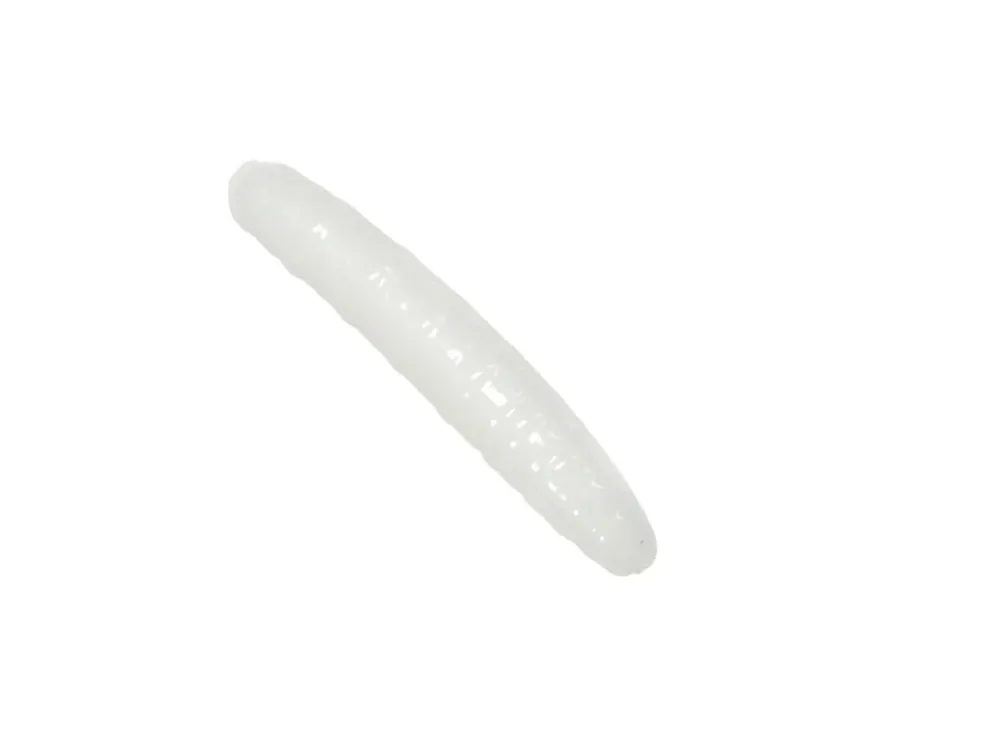 Nízká Cena Revol Baits Gumová Nástraha Larva 35 mm - Sýr a Česnek - Bílá