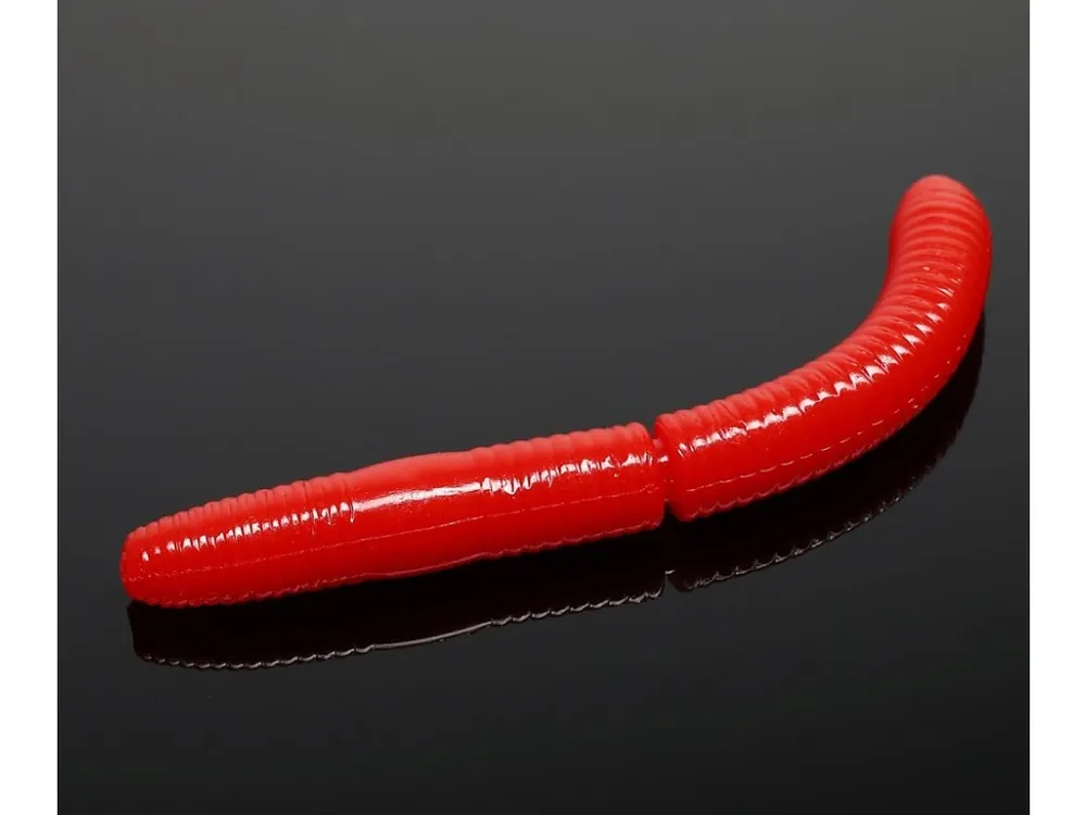 Novinka Libra Lures Gumová Nástraha Fatty D’Worm 65 mm - Red 021 - Krill