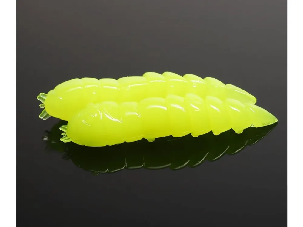 Libra Lures Gumová Nástraha Kukolka 27 mm - Hot Yellow 006 - Sýr Rychlé Dodání