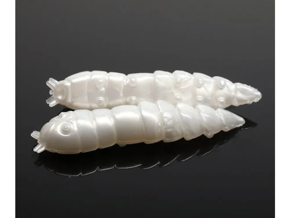 Libra Lures Gumová Nástraha Kukolka 27 mm - Silver Pearl 004 - Krill Přímo Od Výrobce