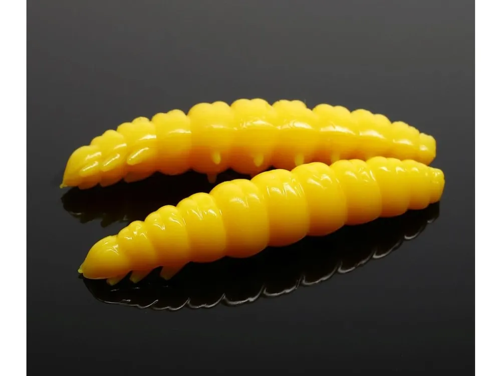Libra Lures Gumová Nástraha Larva 35 mm - Yellow 007 - Sýr Akční Cena