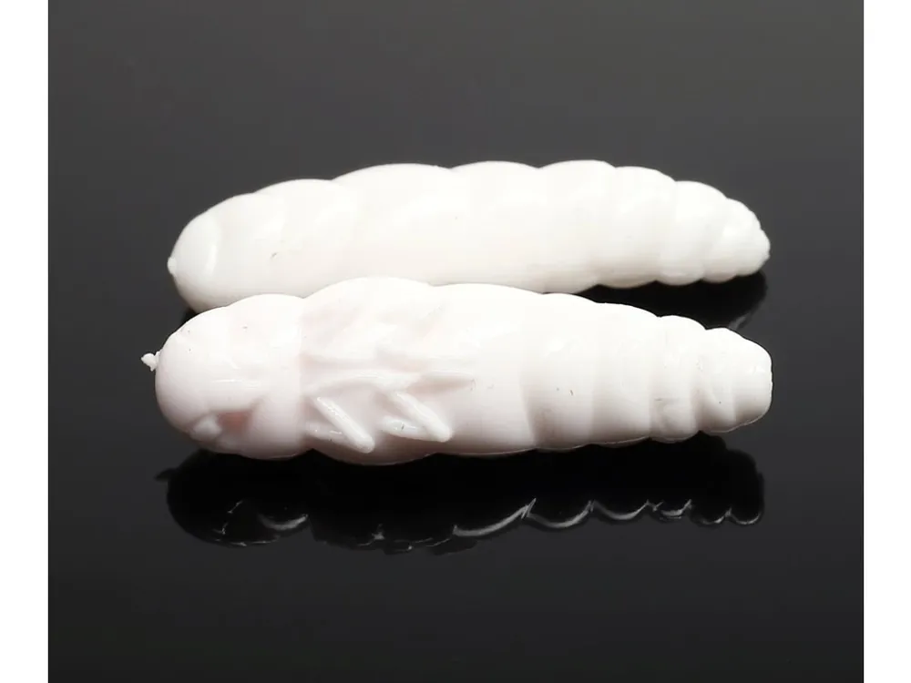 Libra Lures Gumová Nástraha Largo 35 mm - White 001 - Sýr Nejlepší Volba
