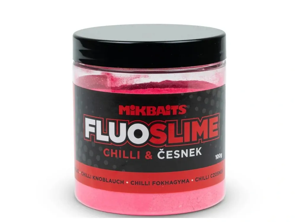 Rychlé Dodání Mikbaits Obalovací Dip Fluo Slime 100 g - Chilli Česnek