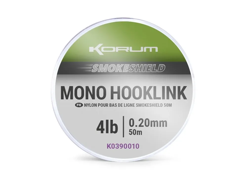 Must-Have Korum Vlasec Smokeshield Mono Hooklink 50 m