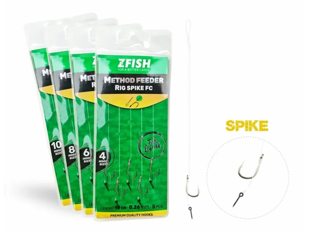 Kup Teď Zfish Návazec Method Feeder Rig Spike FC 10 cm 5 ks