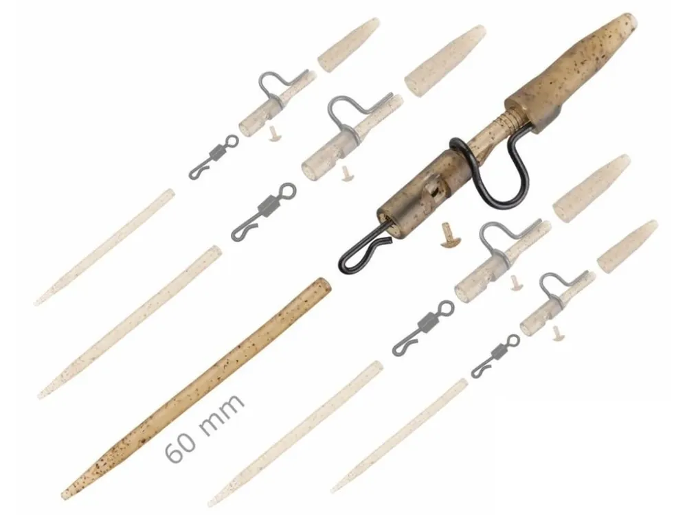 Cenový Hit Zfish Závěsky Heavy Duty Clip Complete Pin Set 60 mm 5 ks